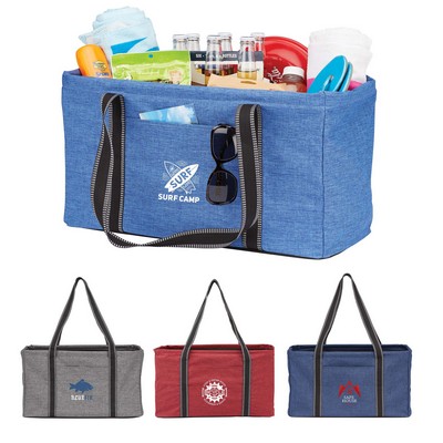 Ultimate Utility Tote Bag- Shopping-Grocery-Organizer, (Heather-4 Colors) A Nurses Week Favorite