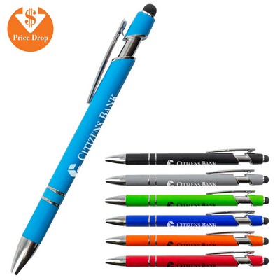 Script Plastic Barrel Stylus Pen
